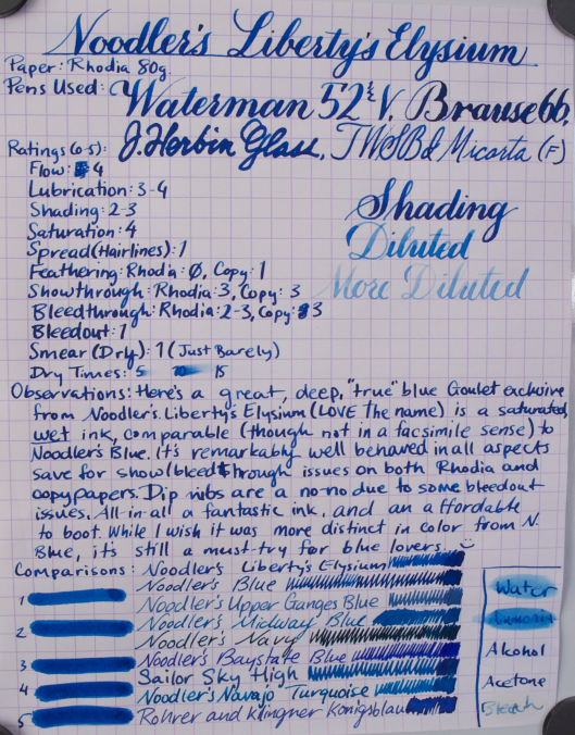 Noodler's Liberty's Elysium